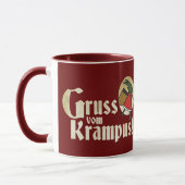 Gruss Vom Krampus マグカップ (左)
