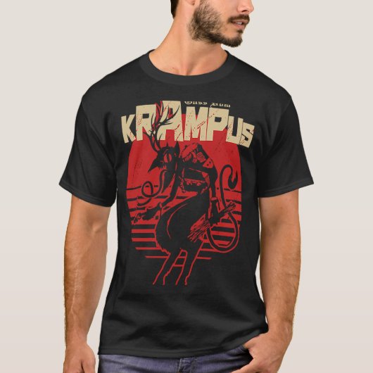 Gruss Vom Krampus Merry christmas Tシャツ (正面)