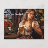  Grüße aus München! Bierzeltstimmung. Bier ポストカード (正面)
