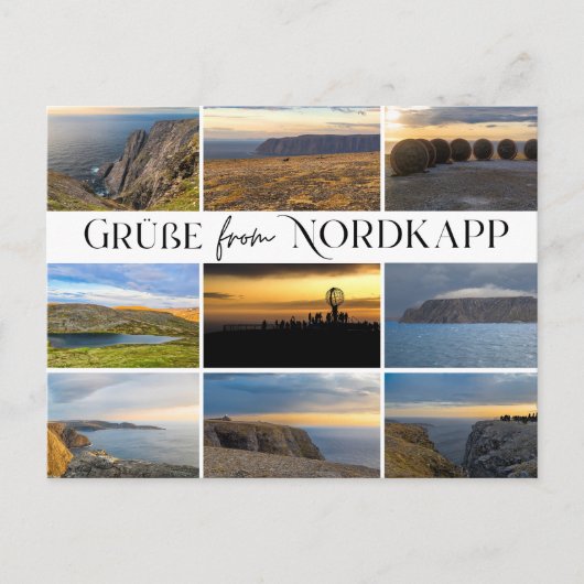 Grüße vom Nordkapp ポストカード (正面)