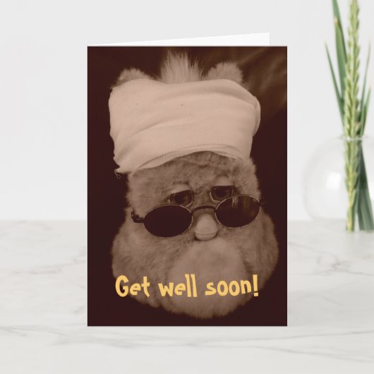 Grusskarte "Get well soon!" カード (正面)