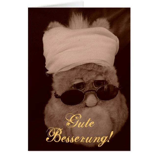 Grusskarte "Gute Besserung!" (正面)