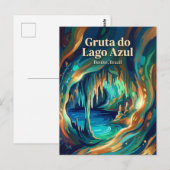 Gruta do Lago Azul Brazil ポストカード (正面/裏面)