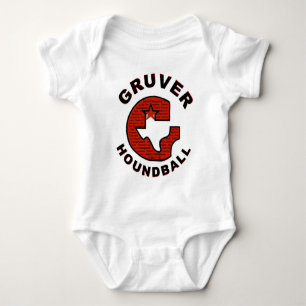 Gruver Gワイシャツ前部#2 ベビーボディスーツ