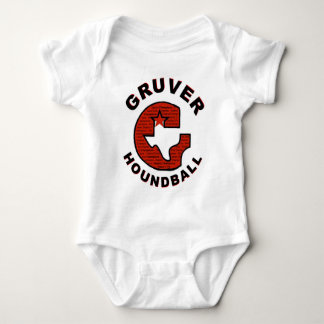 Gruver Gワイシャツ前部#2 ベビーボディスーツ