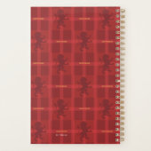 GRYFFINDOR™タータンチェック格子模様 プランナー手帳 (裏面)