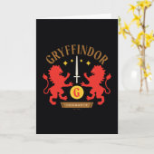 GRYFFINDOR™ハウスダブルライオンソードグラフィック カード (黄色い花)