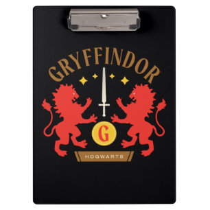 GRYFFINDOR™ハウスダブルライオンソードグラフィック クリップボード