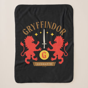 GRYFFINDOR™ハウスダブルライオンソードグラフィック シェルパブランケット