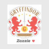 GRYFFINDOR™ハウスダブルライオンソードグラフィック シール (シート)