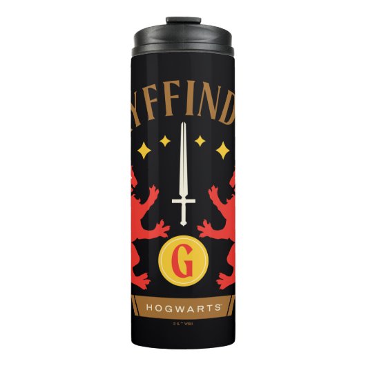 GRYFFINDOR™ハウスダブルライオンソードグラフィック タンブラー (正面)