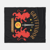 GRYFFINDOR™ハウスダブルライオンソードグラフィック フリースブランケット (正面(横))