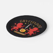 GRYFFINDOR™ハウスダブルライオンソードグラフィック ペーパープレート (アングル)
