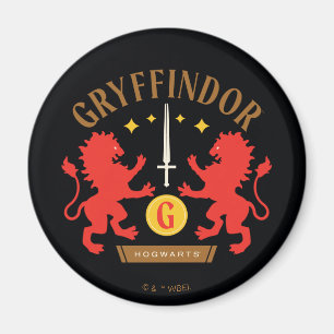 GRYFFINDOR™ハウスダブルライオンソードグラフィック マグネット