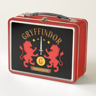 GRYFFINDOR™ハウスダブルライオンソードグラフィック メタルランチボックス