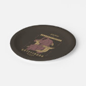 GRYFFINDOR™ハウスブレイブアットハート ペーパープレート (アングル)