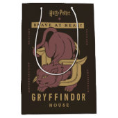 GRYFFINDOR™ハウスブレイブアットハート ミディアムペーパーバッグ (正面)