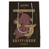 GRYFFINDOR™ハウスブレイブアットハート ミディアムペーパーバッグ (裏面)