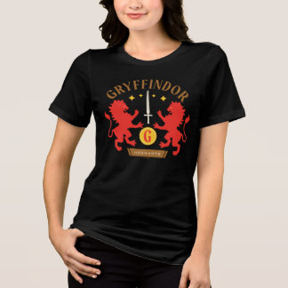 GRYFFINDOR™ハウス ダブルライオン・ソード グラフィック トライブレンドTシャツ