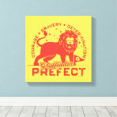 GRYFFINDOR™プレフェクトバッジ キャンバスプリント (インサイチュ (ウッドフロア))