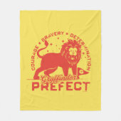 GRYFFINDOR™プレフェクトバッジ フリースブランケット (正面)