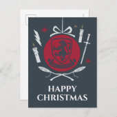 GRYFFINDOR™ホリデーバウブルグラフィック シーズンポストカード (正面/裏面)