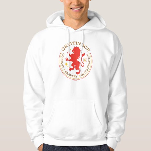 GRYFFINDOR™ レッドライオン寮の誇りバッジ パーカ (正面)