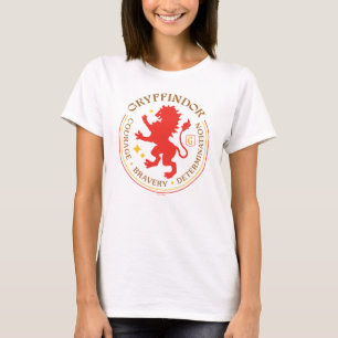 GRYFFINDOR™ レッドライオン寮の誇りバッジ Tシャツ