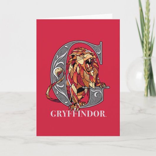 GRYFFINDOR™十字型エンブレム カード (正面)