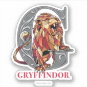 GRYFFINDOR™十字型エンブレム シール (正面)