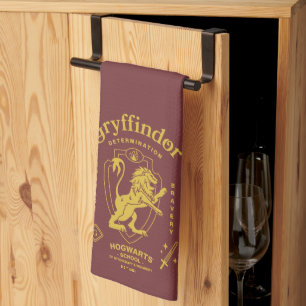 GRYFFINDOR™ 決意 勇気 勇敢 紋章 キッチンタオル