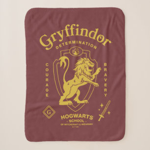 GRYFFINDOR™ 決意 勇気 勇敢 紋章 シェルパブランケット