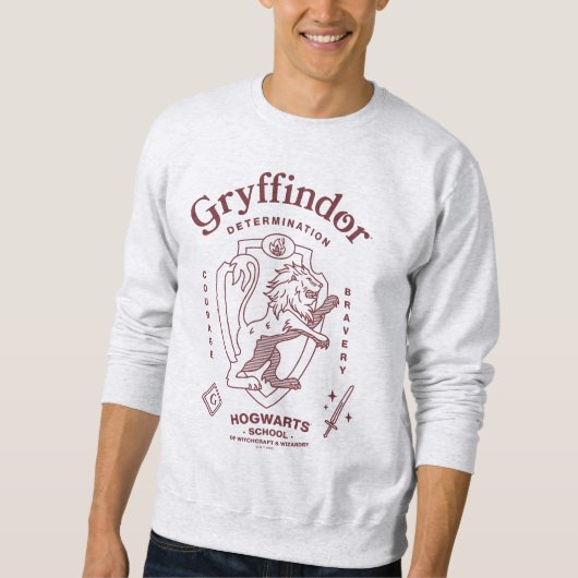 GRYFFINDOR™ 決意 勇気 勇敢 紋章 スウェットシャツ (正面)