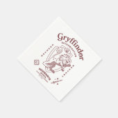 GRYFFINDOR™ 決意 勇気 勇敢 紋章 スタンダードカクテルナプキン (角)