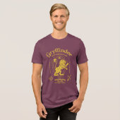 GRYFFINDOR™ 決意 勇気 勇敢 紋章 トライブレンドTシャツ (正面全面)