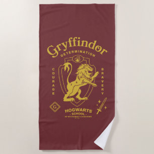 GRYFFINDOR™ 決意 勇気 勇敢 紋章 ビーチタオル