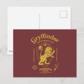 GRYFFINDOR™ 決意 勇気 勇敢 紋章 ポストカード (正面/裏面)
