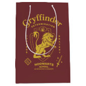 GRYFFINDOR™ 決意 勇気 勇敢 紋章 ミディアムペーパーバッグ (正面)