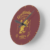 GRYFFINDOR™ 決意 勇気 勇敢 紋章 ラウンド壁時計 (傾斜)