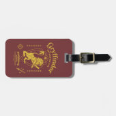 GRYFFINDOR™ 決意 勇気 勇敢 紋章 ラゲッジタグ (正面横)