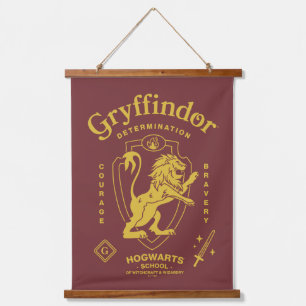 GRYFFINDOR™ 決意 勇気 勇敢 紋章 吊り下げ型タペストリー