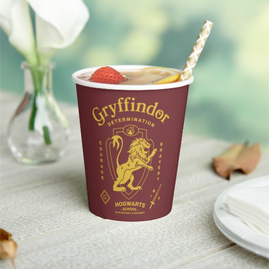 GRYFFINDOR™ 決意 勇気 勇敢 紋章 紙コップ (インサイチュ)