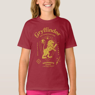 GRYFFINDOR™ 決意 勇気 勇敢 紋章 Tシャツ
