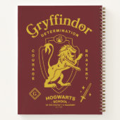 GRYFFINDOR™ Determination Courage Bravery Crest ノートブック (裏面)