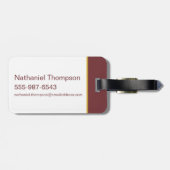 GRYFFINDOR™ Determination Courage Bravery Crest ラゲッジタグ (裏面横)