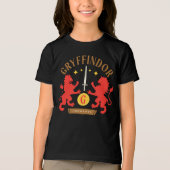 GRYFFINDOR™ House Double Lion Sword Graphic トライブレンドTシャツ (正面)
