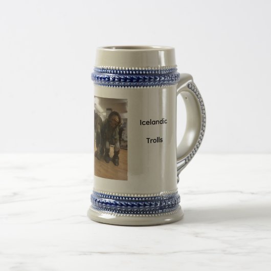 Grýla and  Leppalúði beer mug ビールジョッキ (正面右)