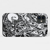 GRYM - モノクロ抽象アート Case-Mate iPhoneケース (裏面(横))