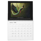 Gryphiformes図解入りの、写真付きの第4巻ガイド カレンダー (1月 2026)