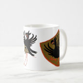 Gryphonのグリフィン、ファンキーな鶏 コーヒーマグカップ (正面右)